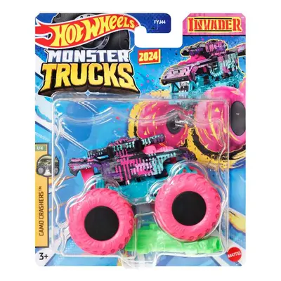 Mattel hot wheels® monster trucks kaskadérské kousky invader, htm50