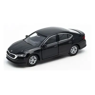 Kovový model 1:34 škoda octavia volný chod černá