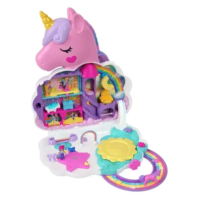 Polly pocket salón duhový jednorožec, mattel hkv51