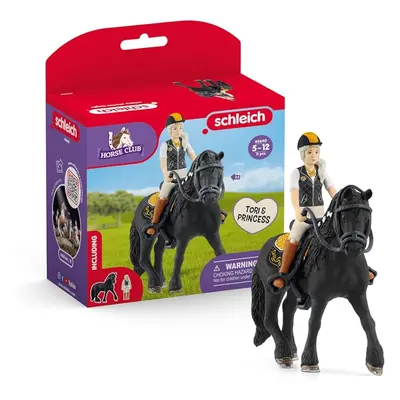 Schleich 42640 blondýna tori a kůň princess