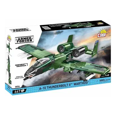 Cobi 5856 armed forces americký bitevní letoun a-10 thunderbolt ii warthog 1:48