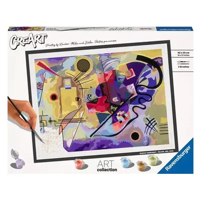 Ravensburger 23650 creart wassily kandinsky: žlutá, červená, modrá