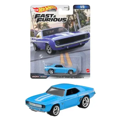 Mattel hw premium fast & furious 1969 chevy camaro