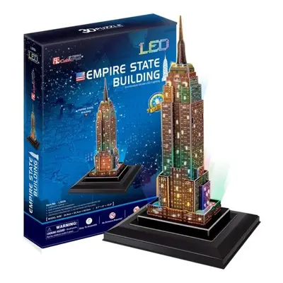 Cubicfun - puzzle 3d empire state building s led světlem - 38 dílků