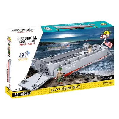 Cobi 4849 americký výsadkový člun higgins boat den d