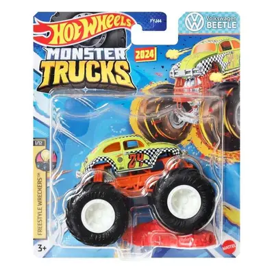 Mattel hot wheels® monster trucks kaskadérské kousky vw beetle, htm65