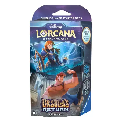 Disney lorcana: ursula's return - starter deck sapphire & steel