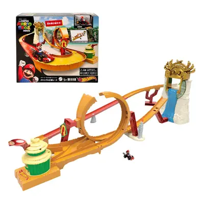 Mattel hot wheels mario kart kongův ostrov závodní dráha, hmk49