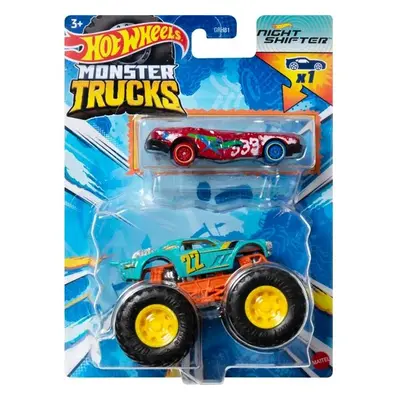 Hot wheels® monster trucks s angličákem night shifter, mattel hwn36