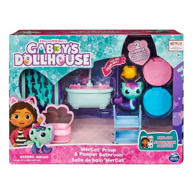 Spin master gabby's dollhouse deluxe koupelna s rybočkou