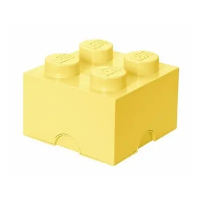 Lego® úložný box 250x252x181 světle žlutý