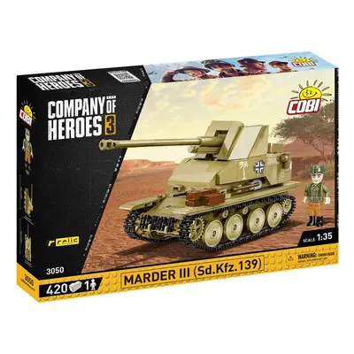 Cobi 3050 německý stíhač tanků marder iii sd.kfz.139 – company of heroes