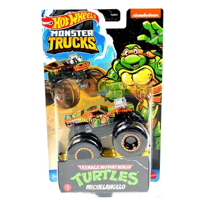 Mattel hot wheels® monster trucks želvy ninja michelangelo, hkm23