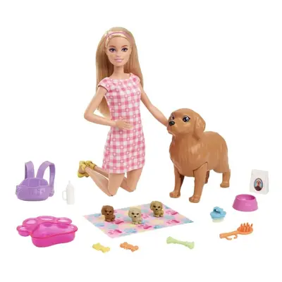 Mattel barbie® novorozená štěňátka blondýnka