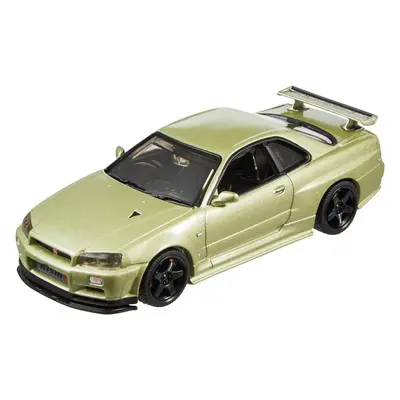 Mattel hot wheels prémiové auto 1:43 nissan skyline gt-r(bnr34), hmd47