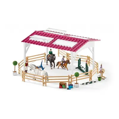 Schleich 42389 jezdecká škola s jezdci a koňmi