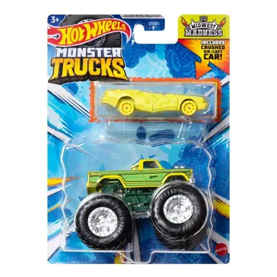 Hot wheels® monster trucks s angličákem midwest madness, mattel hwn42