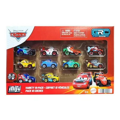 Cars 3 mini auta 10ks, mattel hxy65