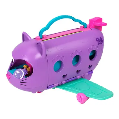 Mattel polly pocket kočičí letadlo, hwp19