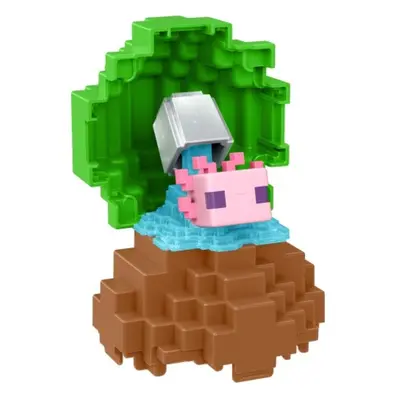 Mattel minecraft mini mode spawnovací vajíčko s axolotlem, hxt68