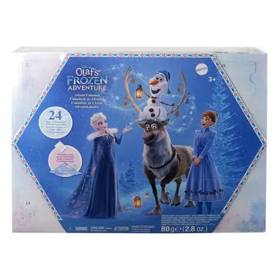 Mattel disney frozen adventní kalendář s malými panenkami 2024