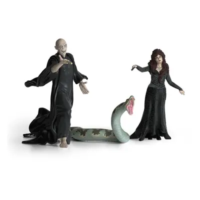 Schleich harry potter™ 42684 lord voldemort, nagini a bellatrix lestrangeová