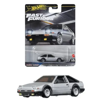 Mattel hot wheels premium rychle a zběsile toyota ae86 sprinter trueno 1/5