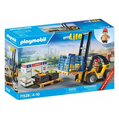 Playmobil 71528 vysokozdvižný vozík s nákladem