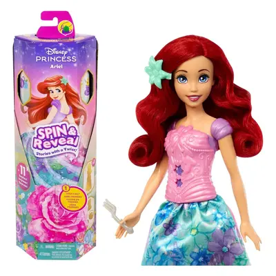 Mattel disney princess spin & reveal™ zahradní párty ariel