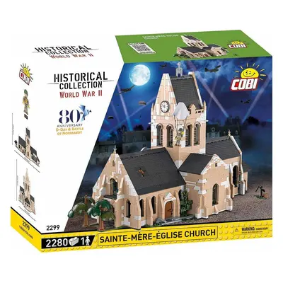 Cobi 2299 francouzský kostel sainte-mere-église den d 1944