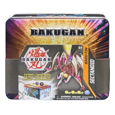 Bakugan plechový box s exkluzivním bakuganem s4 sectanoid