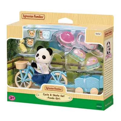 Sylvanian families 5652 panda a cyklo-bruslařský set