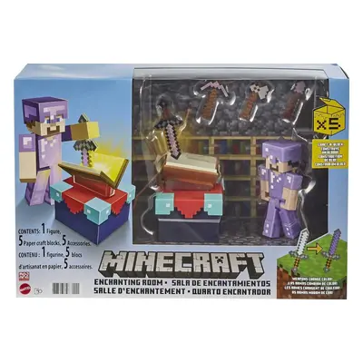 Mattel minecraft enchanting room magický pokoj steve, gyb62