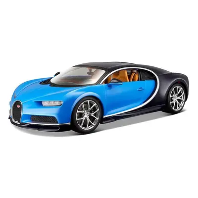 Kovový model bugatti chiron modré 1:24