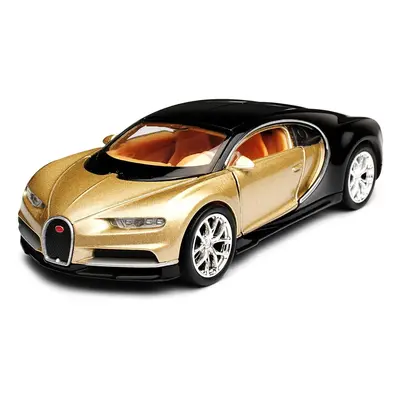 Welly kovový model bugatti chiron zlaté 1:24