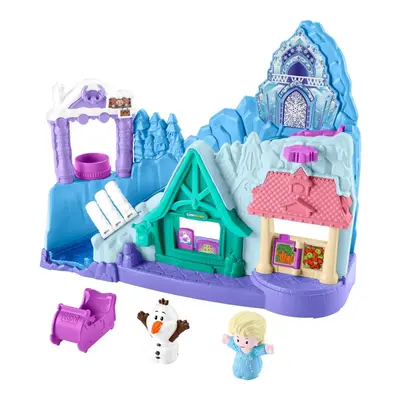 Fisher price little people frozen dobrodružství na saních, mattel hwb34