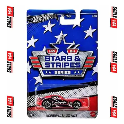 Mattel hot wheels stars & stripes series 2013 srt viper 1/5