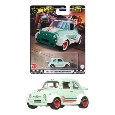 Hot wheels boulevard '60s fiat 500 d modificado, mattel hrt65