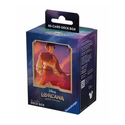 Disney lorcana shimmering skies - krabička na karty aladdin