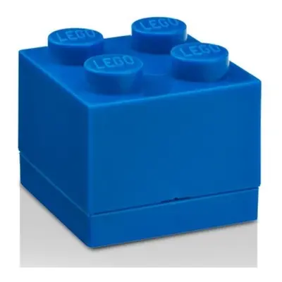 Lego® mini box 45x45x42 tmavě modrý