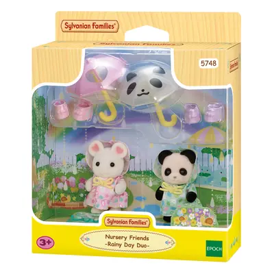 Sylvanian families 5748 procházka v dešti baby duo