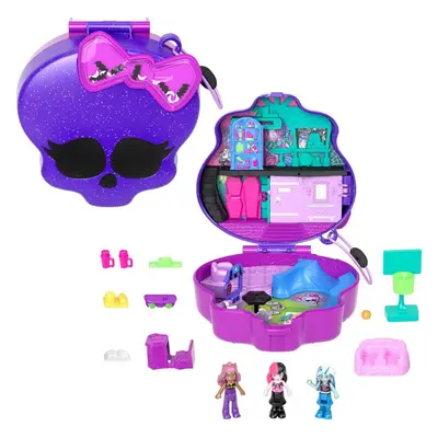 Mattel polly pocket monster high hrací set se třemi panenkami s doplňky