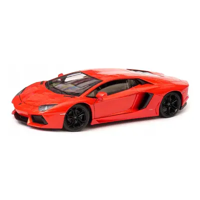 Welly kovový model lamborghini aventador coupé červené 1:24