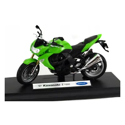 Kovový model motorky '07 kawasaki z 1000 1:18