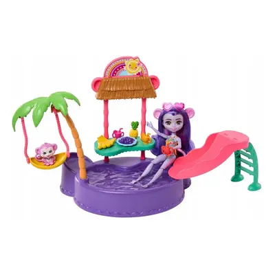 Enchantimals sunshine beach opičkový bazén, mattel htw73