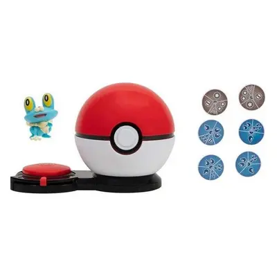 Pokémon surprise attack game froakie + poké ball