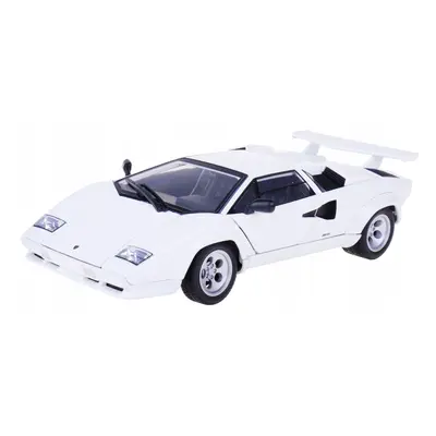 Welly kovový model lamborghini countach lp 5000 s bílé 1:24