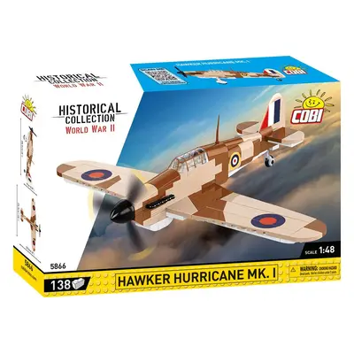 Cobi 5866 britský stíhací letoun hawker hurricane mk.i