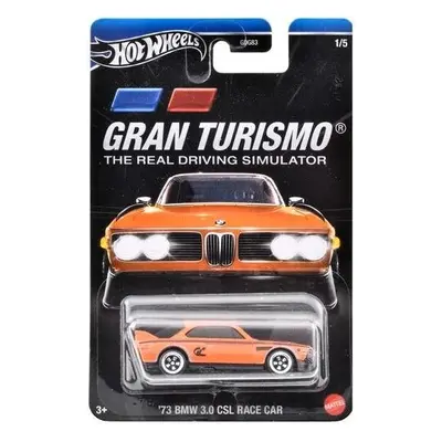 Mattel hw gran turismo 73 bmw 3.0 csl race car 1/5