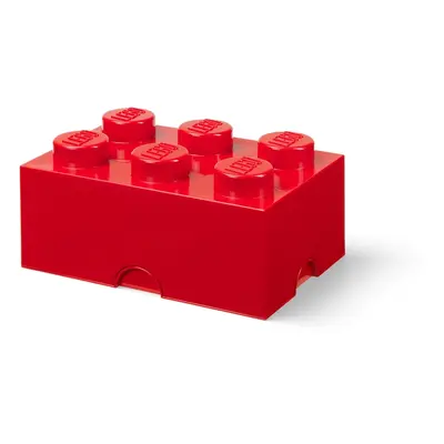 Lego® úložný box 375x250x180 červený